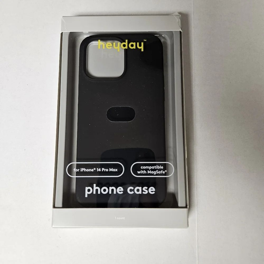 Heyday‎ Black Phone Case for iPhone 14 Pro Max